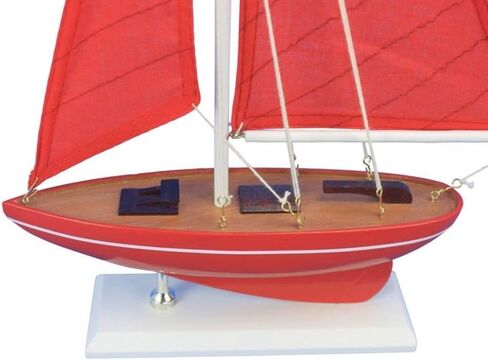 مركب شراعي بحري هامبتون 17-108 مركب شراعي خشبي للبحر الأحمر 17-108 مركب شراعي 17 بوصة - ديكور مركب شراعي - ديكور بحري - سفينة شراعية سفينة شراعية 17-108 in Kuwait