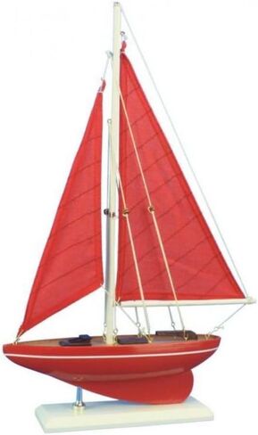 مركب شراعي بحري هامبتون 17-108 مركب شراعي خشبي للبحر الأحمر 17-108 مركب شراعي 17 بوصة - ديكور مركب شراعي - ديكور بحري - سفينة شراعية سفينة شراعية 17-108 in Kuwait