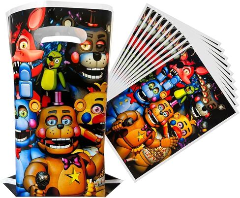 30 قطعة من أكياس هدايا الحفلات من NF Orange لمدة خمس ليالٍ في فريدي، حفلة لمدة خمس ليالٍ في لوازم تزيين حفلات فريدي in Kuwait