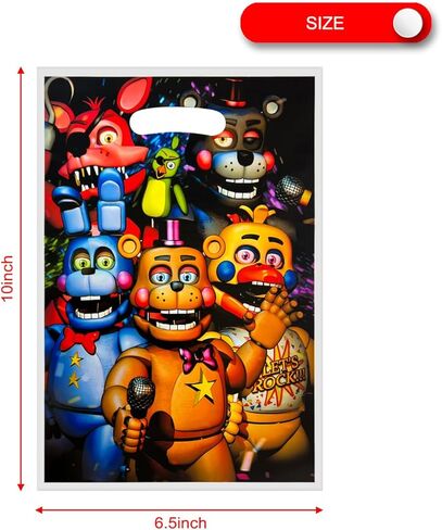 30 قطعة من أكياس هدايا الحفلات من NF Orange لمدة خمس ليالٍ في فريدي، حفلة لمدة خمس ليالٍ في لوازم تزيين حفلات فريدي in Kuwait