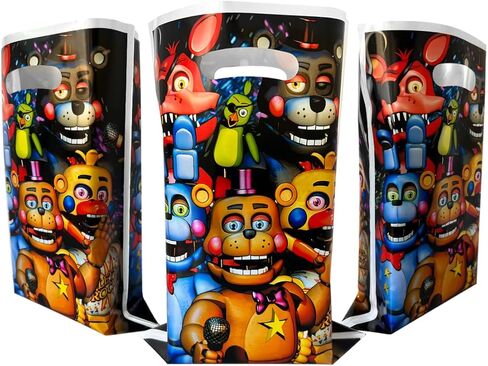 30 قطعة من أكياس هدايا الحفلات من NF Orange لمدة خمس ليالٍ في فريدي، حفلة لمدة خمس ليالٍ في لوازم تزيين حفلات فريدي in Kuwait