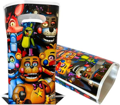 30 قطعة من أكياس هدايا الحفلات من NF Orange لمدة خمس ليالٍ في فريدي، حفلة لمدة خمس ليالٍ في لوازم تزيين حفلات فريدي in Kuwait