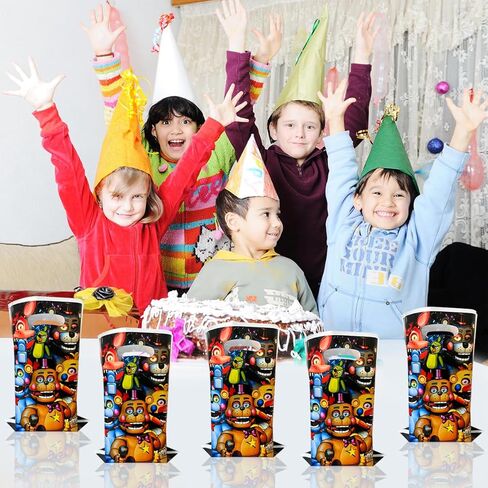 30 قطعة من أكياس هدايا الحفلات من NF Orange لمدة خمس ليالٍ في فريدي، حفلة لمدة خمس ليالٍ في لوازم تزيين حفلات فريدي in Kuwait