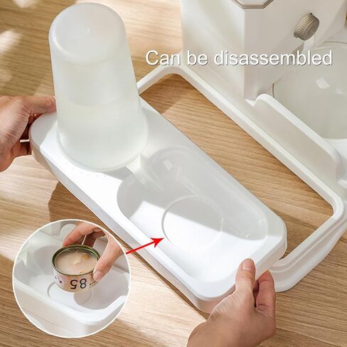 Bemodst Cat Bowls Dog Bowls Grain Bowls Double Bowls Large Capacity Water Bowls All-in-One Automatic Drinking Feeders Pet Supplies in Kuwait