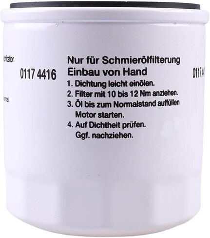 Oil Filter 01174416 1174416 Compatible with Deutz TCD 3.6 TCD 2.9 2011 1011 511 3500 F3L1011 3FM2011 in Saudi Arabia
