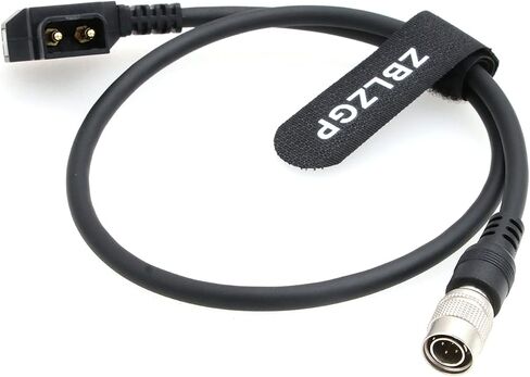 ZBLZGP D-Tap to Hirose 4 Pin Male Coiled Power Cable for Sound Devices 688 644 633 Recorder Zoom F8 F4 ZAXCOM in Kuwait
