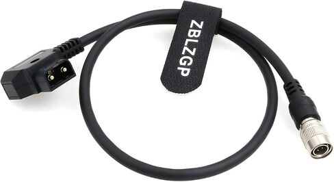 ZBLZGP D-Tap to Hirose 4 Pin Male Coiled Power Cable for Sound Devices 688 644 633 Recorder Zoom F8 F4 ZAXCOM in Kuwait