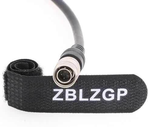 ZBLZGP D-Tap to Hirose 4 Pin Male Coiled Power Cable for Sound Devices 688 644 633 Recorder Zoom F8 F4 ZAXCOM in Kuwait