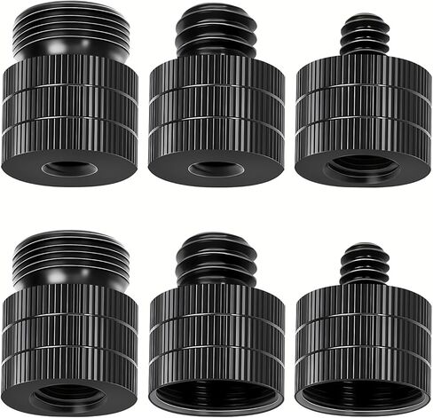 مجموعة محول حامل ميكروفون قابل للتعديل 6 في 1 من YASUOA مع ملحقات تثبيت الميكروفون ومرفق تثبيت التحكم in Kuwait