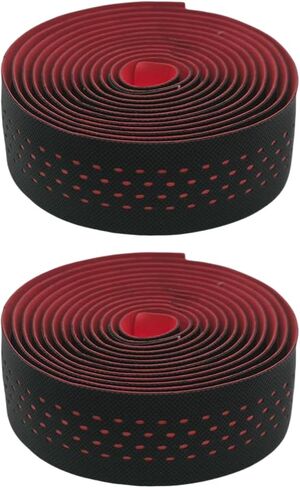 Bike Handlebar Tape Anti-Slip Bar Tape for Road Cycling Bicycle Drop Bar Wraps Spots Pattern for Comfortable Grip EVA Foam Self-Adhesive Set of 2,Orange in Saudi Arabia