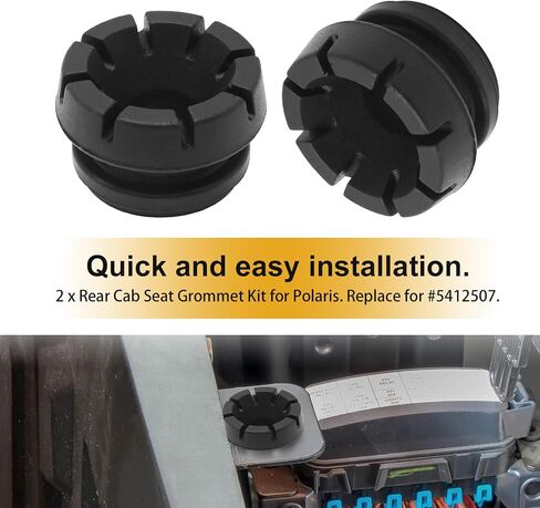 2Pcs Seat Grommet Kit 5412507 Replacement for Polaris Predator 500 2005-2007 Ranger 400 500 570 700 1999-2014 (2Pcs) in Saudi Arabia