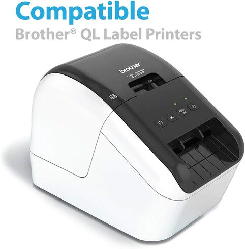 Buhbo Compatible Refill Replacement Label for Brother DK-1209 2-3/7" x 1-1/7" Small Address and Barcode (8 Pack / 800 Labels Per Roll) in Saudi Arabia