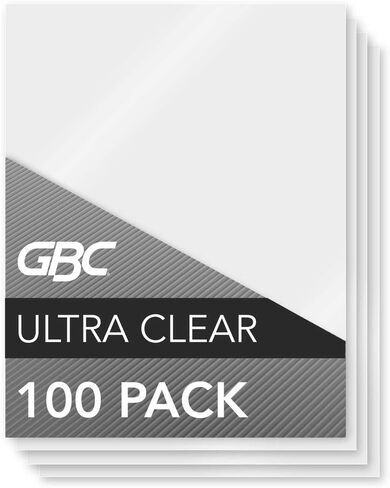GBC Laminating Sheets, Thermal Laminating Pouches, Legal Size, 3 Mil, HeatSeal UltraClear, 25 Pack (3200578) in Saudi Arabia