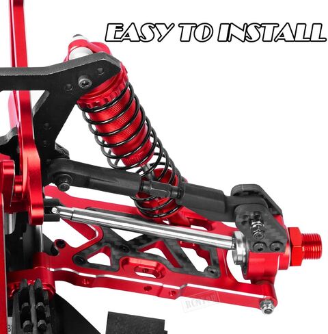 RCMYou Aluminum Suspension A Arms Upgrades Part for 1/8 Typhon 6S,1/7 Felony Infraction Limitless 6S BLX,Front Upper & Front Lower & Rear Lower Suspension A Arms Hops up w/Pivot Balls,Red in Saudi Arabia