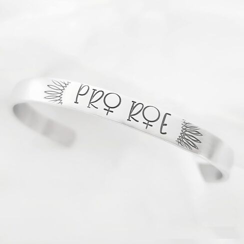 Pro-Choice Roe V. Wade Bracelet Cuff in Saudi Arabia