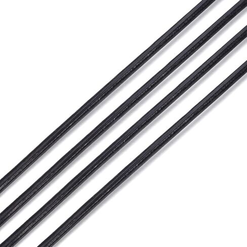 Pandahall 15Yards Cowhide Leather Cords 2.5mm Round Leather Rope 3 Colors Braided Leather String Genuine Leather Necklace String for Bracelets Jewelry Shoelaces DIY Crafts in Saudi Arabia
