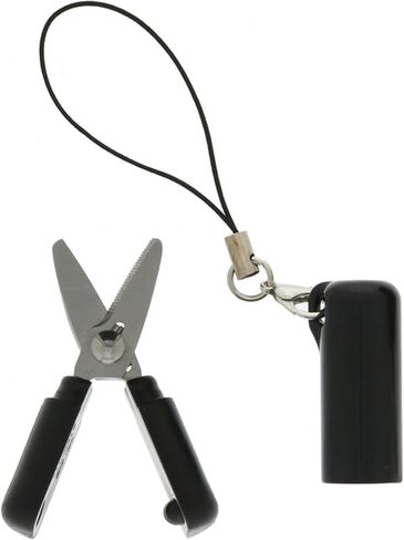 مقص SUN-STAR "STICKYLE" المحمول بأشرطة (صغير)، أسود in Kuwait