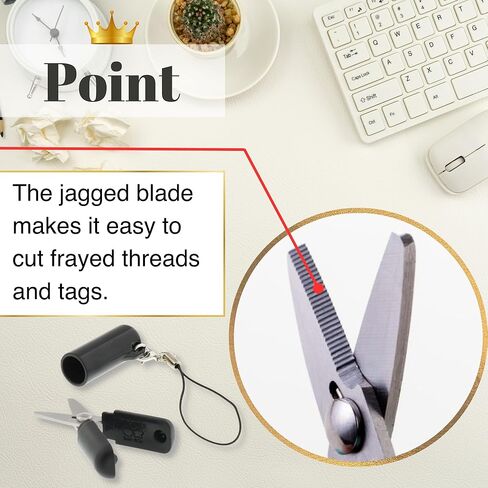 مقص SUN-STAR "STICKYLE" المحمول بأشرطة (صغير)، أسود in Kuwait