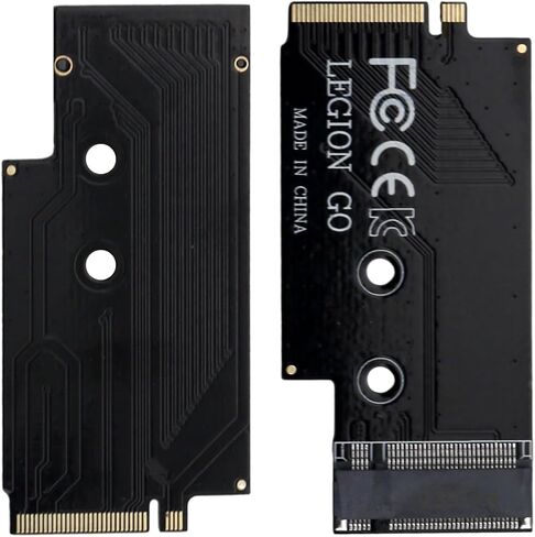 لـ Lenovo Legion Go تحويل محمول 2242 إلى 2280 SSD توسيع القرص الصلب لوحة ذات سعة عالية NVME M-Key M.2 PCIE 4.0 بطاقة محول إصبع ذهبي in Saudi Arabia