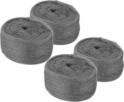 Steel Wool Mice Control Pads Steel Wool Rodent Barrier Kit Steel Wool for Rodent Control Gap Blocker Fill Fabric for Holes Holes/Siding/Pipeline/Vents 4 Pack in Kuwait