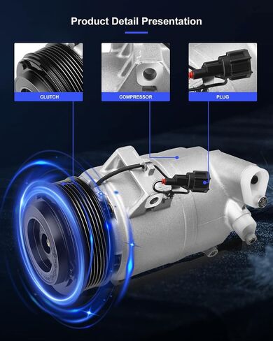 ECCPP AC Compressor for 2012-2015 Fit for N-issan NV1500 NV2500 NV3500 Pathfinder 4.0L CO 10865JC in Saudi Arabia