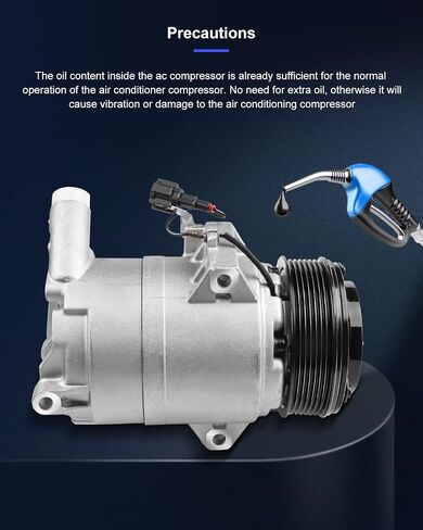 ECCPP AC Compressor for 2012-2015 Fit for N-issan NV1500 NV2500 NV3500 Pathfinder 4.0L CO 10865JC in Saudi Arabia