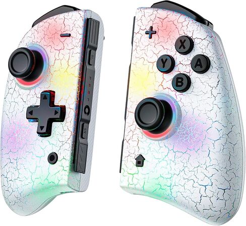 وحدة تحكم NexiGo Joypad (بدون Deadzone) متوافقة مع Switch/Switch OLED، وحدات تحكم Joypad مع الاهتزاز، Turbo، رسم الخرائط وإضاءة LED، بديل لمفتاح Joypad (الغلاف الجوي) in Kuwait