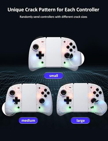 وحدة تحكم NexiGo Joypad (بدون Deadzone) متوافقة مع Switch/Switch OLED، وحدات تحكم Joypad مع الاهتزاز، Turbo، رسم الخرائط وإضاءة LED، بديل لمفتاح Joypad (الغلاف الجوي) in Kuwait