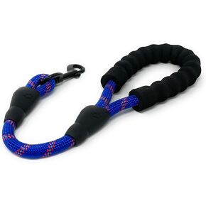 Short Training Leash for Dogs | Teach Them to Walk Without Pulling | 18" Rock Climbing Rope with Swivel Metal Snap-Bolt | Take Your Pup Near Traffic and Crowds (Red) in Kuwait