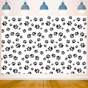 Cartoons Puppy Dog Paw Patrol Theme Photo Background 7x5ft Newborn Baby Shower Kids Boys Birthday Party Photography Backdrops Candy Cake Table Decor Studio Photo Shooting Props Vinyl in Kuwait
