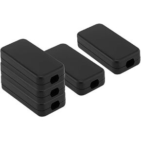 LeMotech Project Box 10 Pieces ABS Plastic Electrical Project Case Small Junction Box for Electronics Black 2.4 x 1.4 x 1 inch (61 x 36 x 25 mm) in Kuwait