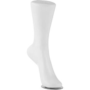 Cabilock White Mannequin Foot Display Ankle Bracelet Shoe Sock Model Display Plastic Short Stocking Mannequin Human Foot Display Mold for Shop Home in Kuwait