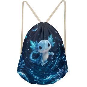 INSTANTARTS Water Fire Soccer Ball Drawstring Sackpack Boy Sport Bag Cinch Gymsack in Kuwait