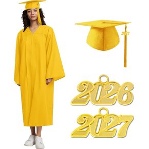 كاب ثوب تخرج غير لامع للجنسين 2021 حلية غنية بالألوان in Kuwait