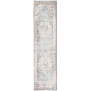 Unique Loom New Classical Collection Area Rug - Olwen (4' 1" Square, Light Green/ Gray) in Kuwait