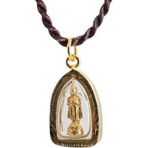 Golden Weekday Buddha Pendant Necklace Amulet Charm - Sunday, Monday, Tuesday, Wednesday, Thursday, Friday, Saturday in Kuwait