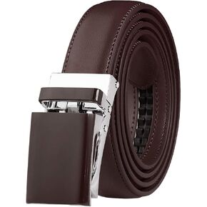 Falari Automatic Ratchet Buckle Leather Belt, 1 Inch Wide, Trim to Fit Design for Women, Boys and Girls in Kuwait