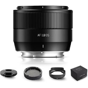 TTArtisan AF 35mm F1.8 Auto Focus Lens APS-C Compatible with Sony E-Mount Mirrorless Cameras A5000 A5100 A6000 A6100 A6300 A6400 A6500 A6600 NEX-3 NEX-3N NEX-3R NEX-5T NEX-5R NEX-5 NEX-5N NEX-7 NEX5C in Kuwait