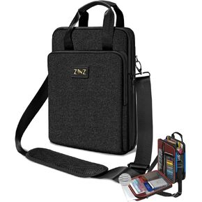 ZINZ 12.3-13 Inch Travel Laptop Shoulder Bag with Expandable Compartment and Valuables Compartment -Gray in Kuwait