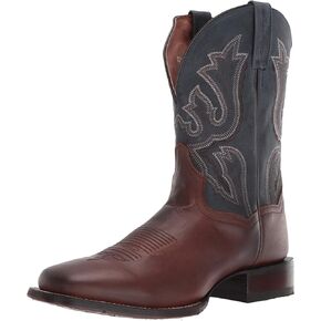 Dan Post Mens Winslow Embroidered Square Toe Casual Boots Mid Calf - Blue, Brown in Kuwait