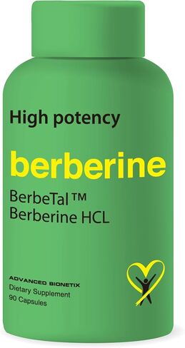 Advanced Bionetix 1500mg، التوافر البيولوجي المتقدم، مكمل البربرين المجهري، طبيعي بالكامل مع دعم BerbeTal™. 90 كبسولة إجمالية in Kuwait