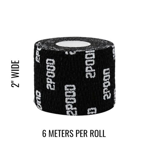 2POOD Lift Heavy Weightlifting Tape 3-Pack | Crossfit Weightlifting Tape | Premium Adhesive Tape for Weightlifters | Easy Stretch & Flexible for Non-Slip Lifting (Black) in Kuwait