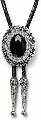 Doitby Western Bolo Tie Cowboy Bolo Ties Rhinestone Necklace Bola Tie for Men Women in Kuwait