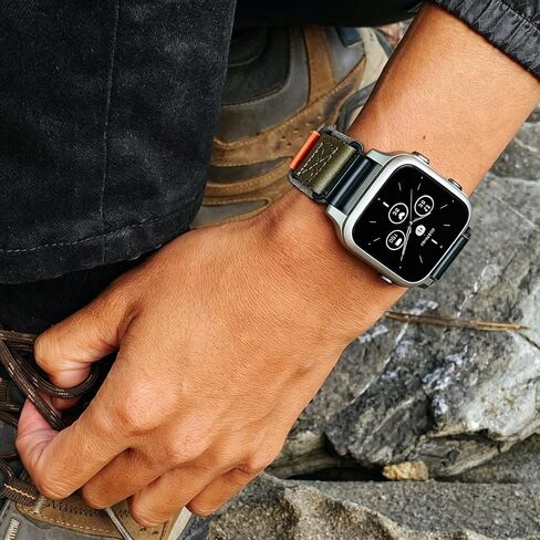 متوافق مع Garmin Venu/Venu 2/ Venu 2 Plus/Venu Sq/Venu Sq 2/ Venu Sq Music (ليس Venu 2S) حزام ساعة سريع الدبابيس، حزام رياضي من النايلون فائق المتانة مع تصميم حلقة منسوجة in Kuwait