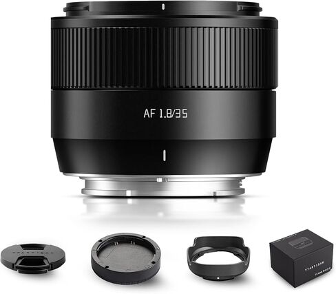 TTArtisan AF 35mm F1.8 Auto Focus Lens APS-C Compatible with Sony E-Mount Mirrorless Cameras A5000 A5100 A6000 A6100 A6300 A6400 A6500 A6600 NEX-3 NEX-3N NEX-3R NEX-5T NEX-5R NEX-5 NEX-5N NEX-7 NEX5C in Kuwait