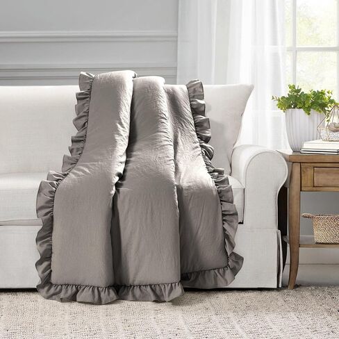 بطانية Lush Decor Reyna ناعمة محبوكة للأطفال/الرضع، مقاس 40 بوصة × 30 بوصة، بيضاء in Kuwait