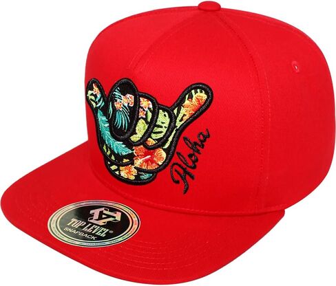 TOP Level Men's Adjustable Cotton Snapback Cap 7 (Various Unique Hat Designs Available) in Kuwait