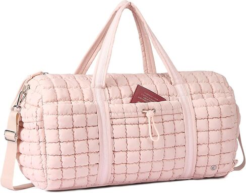 CLUCI Weekender Travel Bag for Women Puffer Tote Bag Carry On Duffle Overnight Bags with Shoe Compartment in Kuwait