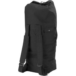 Black GI Style Double Strap Duffle Bag in Kuwait