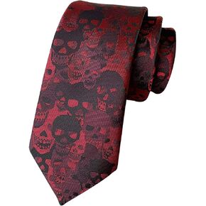 MENDENG Men's Classic Necktie Jacquard Woven Ties for Men Formal Business Ties Wedding Party Groomsmen Black Tie in Kuwait